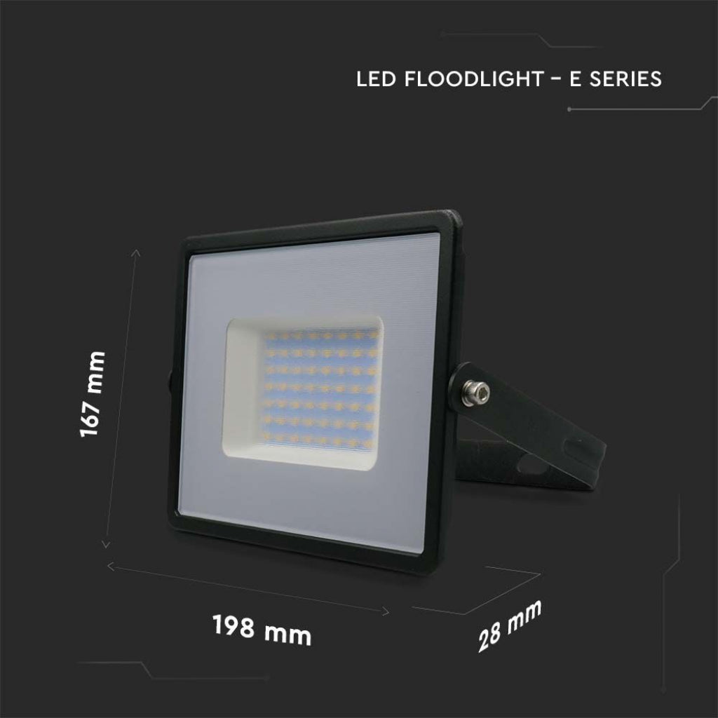 V-TAC VT-4051 FARO LED FLOODLIGHT 50W SMD SLIM IP65 NERO - SKU 215958 / 215959 / 215960