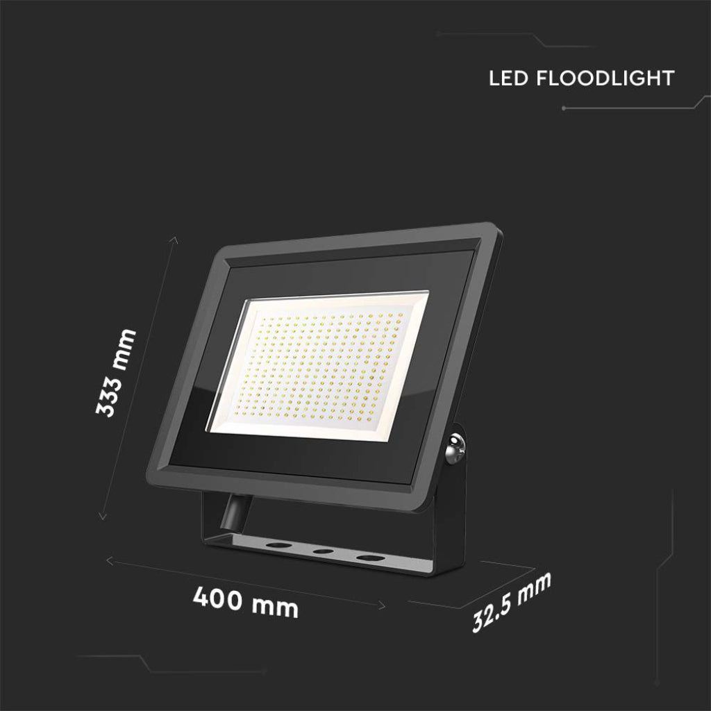 V-TAC VT-49204 FARO LED FLOODLIGHT 200W SMD SLIM IP65 NERO - SKU 6733 / 6734