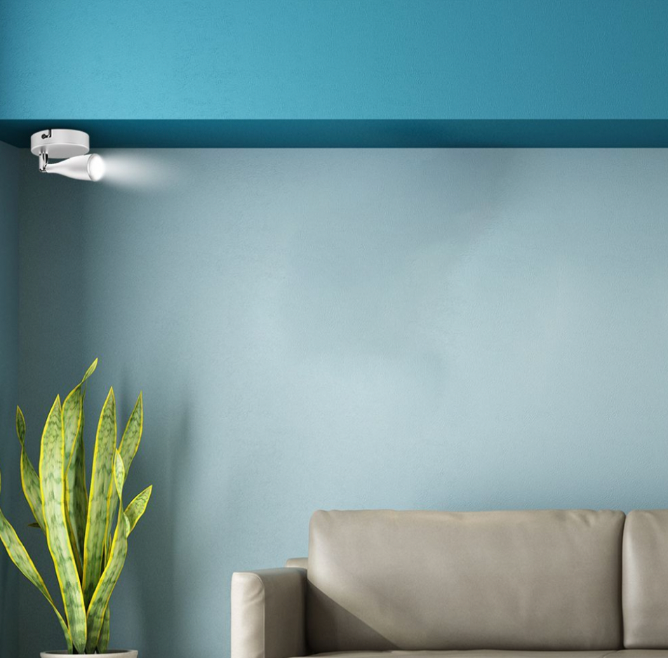 V-TAC VT-805 LAMPADA LED DA PARETE 4.5W SMD WALL LIGHT COLORE BIANCO APPLIQUE CON TESTA ORIENTABILE - SKU 218262 / 218264