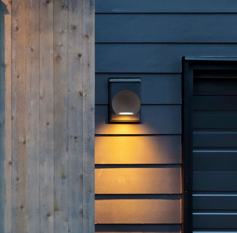 V-TAC VT-891 APPLIQUE PORTALAMPADA ROTONDO DA MURO CONCRETE WALL FITTING GRIGIO CHIARO PER LAMPADINE G9 - SKU 8691