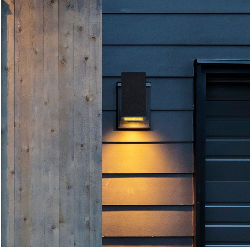 V-TAC VT-893 APPLIQUE PORTALAMPADA DOPPIO DA MURO CONCRETE WALL FITTING GRIGIO SCURO PER 2 LAMPADINE G9 - SKU 8694