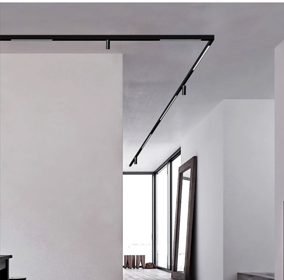 V-TAC PRO VT-4121 MAGNETIC LINEAR LIGHT FARETTO LED MAGNETICO 20W NERO CRI≥90 100° - SKU 7954 / 7955