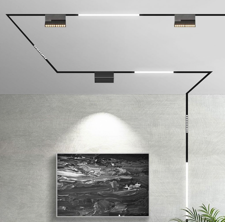 V-TAC PRO VT-4220 MAGNETIC LINEAR TRACK LIGHT FARETTO LED MAGNETICO 20W NERO CRI≥90 30° - SKU 7964 / 7965