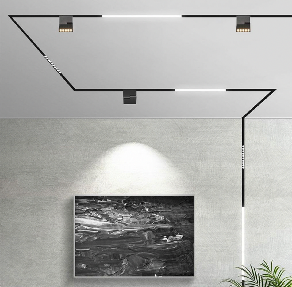 V-TAC PRO VT-4210 MAGNETIC LINEAR TRACK LIGHT FARETTO LED MAGNETICO 10W NERO CRI≥90 30° - SKU 7963