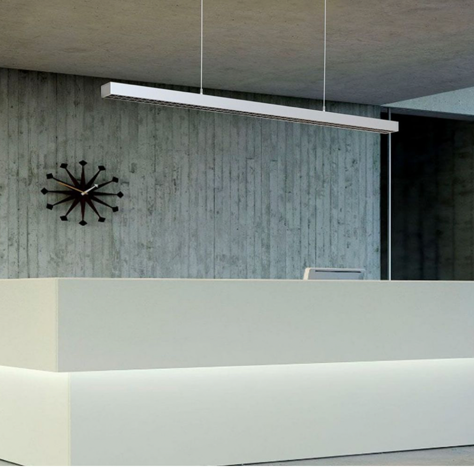 V-TAC PRO VT-7-61 LAMPADA LED A SOSPENSIONE LINEAR LIGHT 60W CHIP SAMSUNG SILVER BODY DIMMERABILE - SKU 607