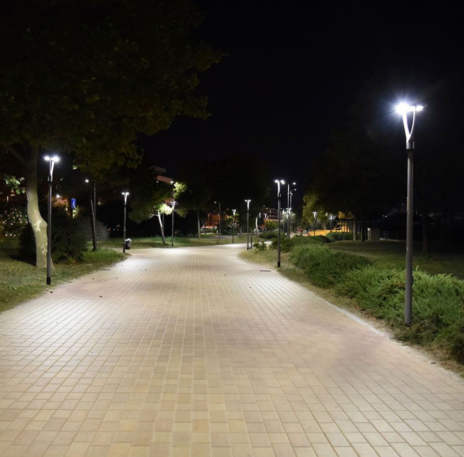 V-TAC SUPERPRO VT-895 LAMPADA LED STRADALE 50W LAMPIONE SMD CHIP SAMSUNG FASCIO LUMINOSO TYPE III - SKU 8679