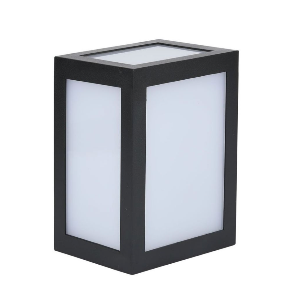 V-TAC VT-822 LAMPADA LED DA MURO 12W WALL LIGHT SMD APPLIQUE NERA IP65 - SKU 218340 / 218341