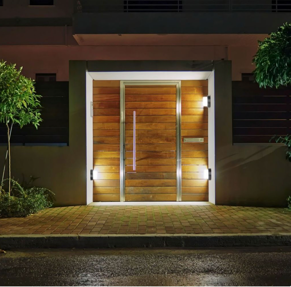 V-TAC VT-828 LAMPADA LED DA MURO 12W WALL LIGHT COLORE NERO FORMA ROTONDA - SKU 8541 / 8542