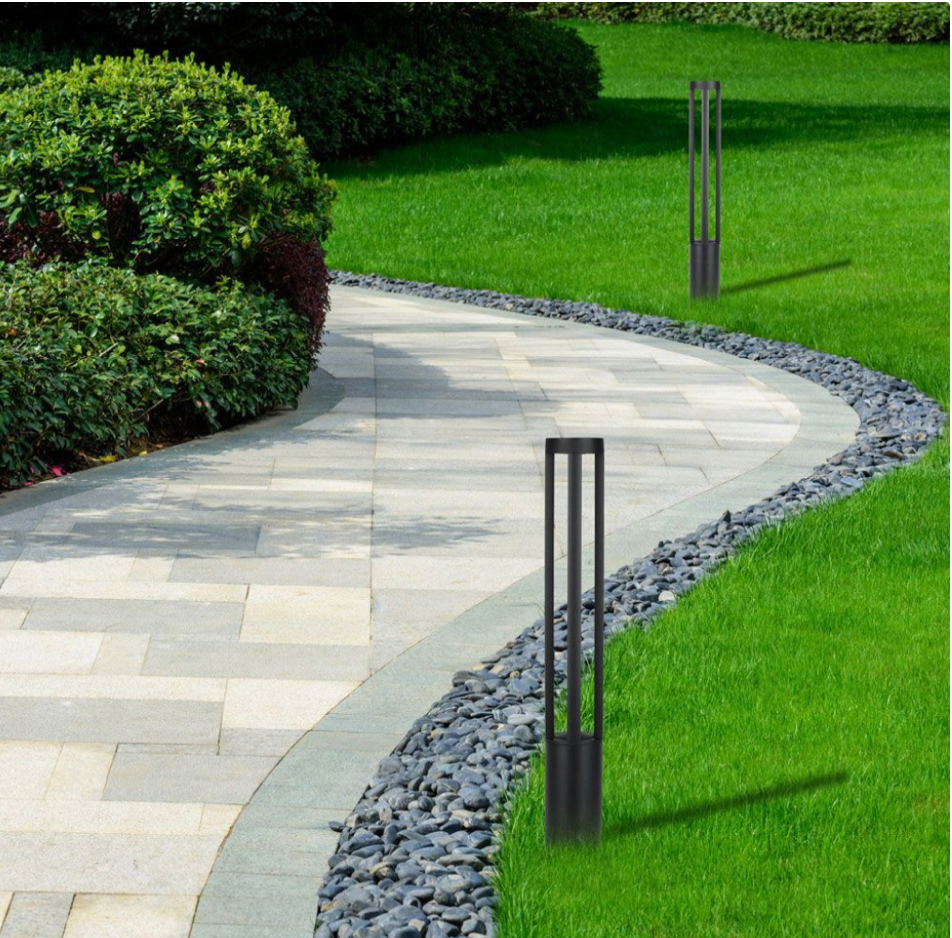 V-TAC VT-820 LAMPADA LED DA GIARDINO 10W COB CREE LAMPIONE BOLLARD DA TERRA IP65 COLORE NERO - SKU 128333