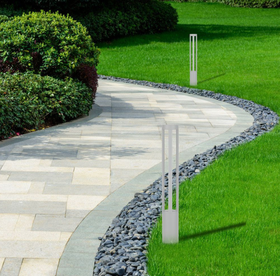 V-TAC VT-820 LAMPADA LED DA GIARDINO 10W COB CREE LAMPIONE BOLLARD DA TERRA IP65 COLORE BIANCO - SKU 128325 / 128326