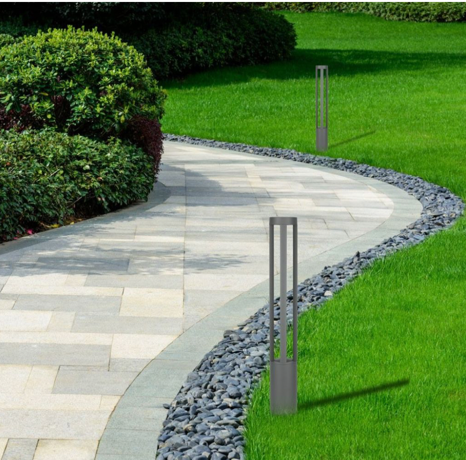 V-TAC VT-820 LAMPADA LED DA GIARDINO CON FISSAGGIO A TERRA 10W COLORE GRIGIO IP65 - SKU 8328 / 8329 / 8330