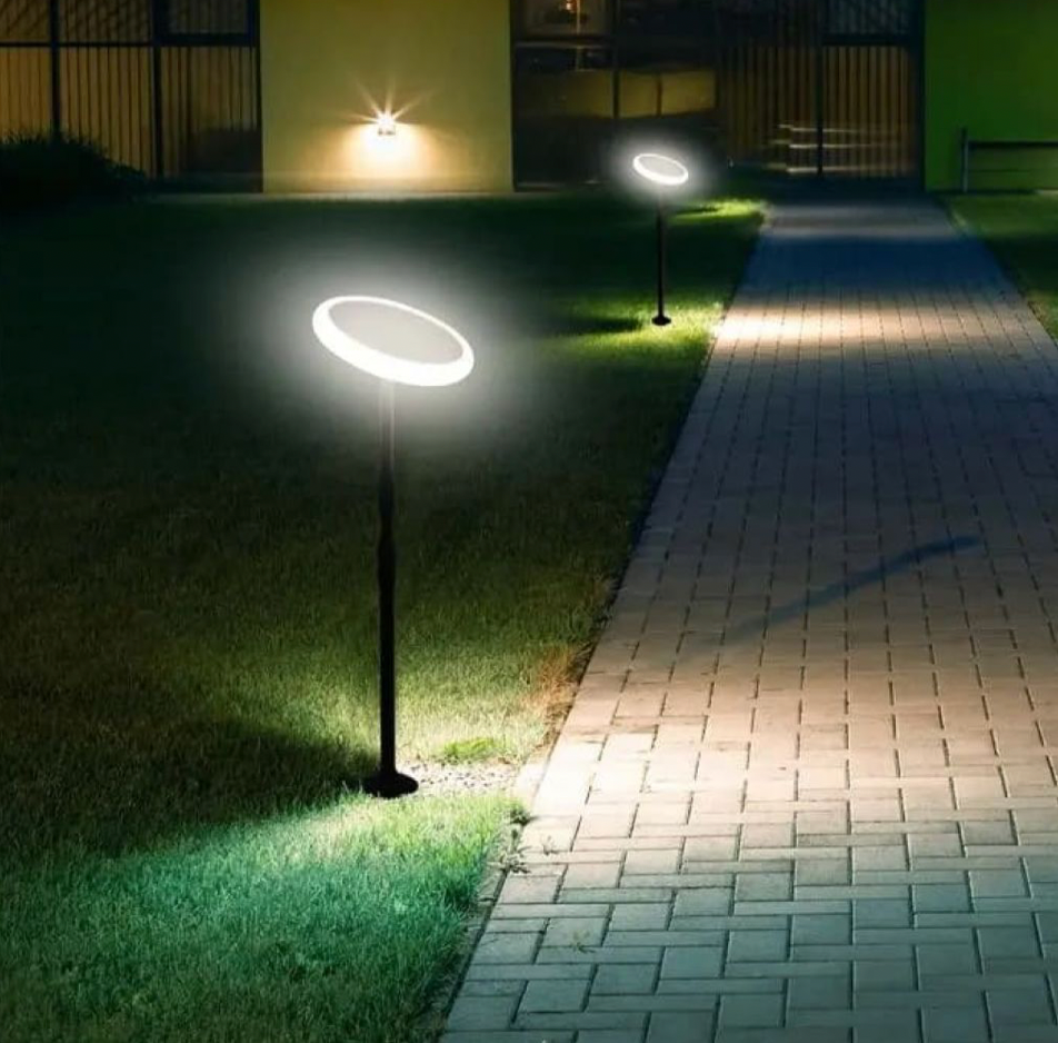 V-TAC VT-948 LAMPADA LED DA GIARDINO 8W SMD IP65 CON PANNELLO SOLARE E SENSORE CREPUSCOLARE - SKU 6670 / 6669
