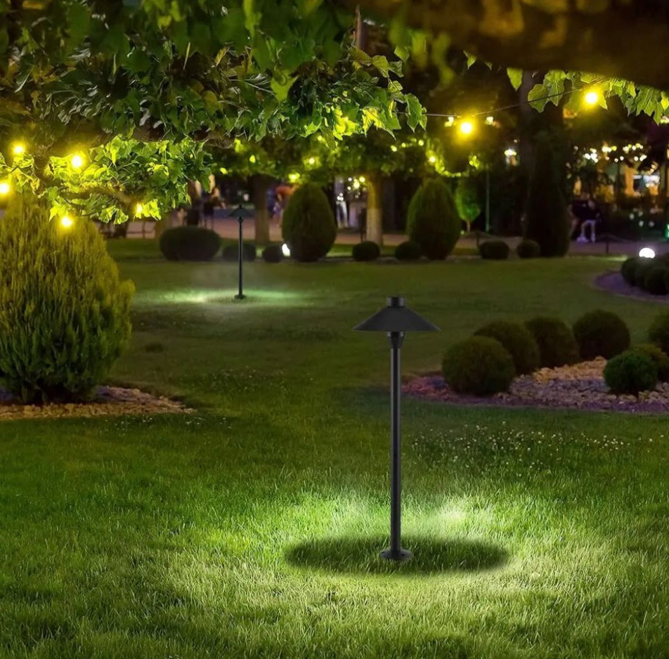 V-TAC VT-907 LAMPADA DA GIARDINO 7W FISSAGGIO A PAVIMENTO O INTERRAMENTO IP65 COLORE NERO - SKU 20316 / 20317 / 20318