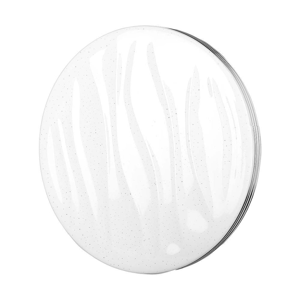 V-TAC GALLERY VT-8503 PLAFONIERA LED ROTONDA 30W/60W SMD CCT 3IN1 ONDULATA CIELO STELLATO DIMMERABILE TELECOMANDO - SKU 2114611