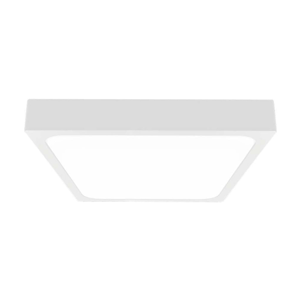 V-TAC VT-8630S PLAFONIERA LED QUADRATA 30W SMD IP44 CON SENSORE DI MOVIMENTO E CREPUSCOLARE COLORE BIANCO - SKU 7668