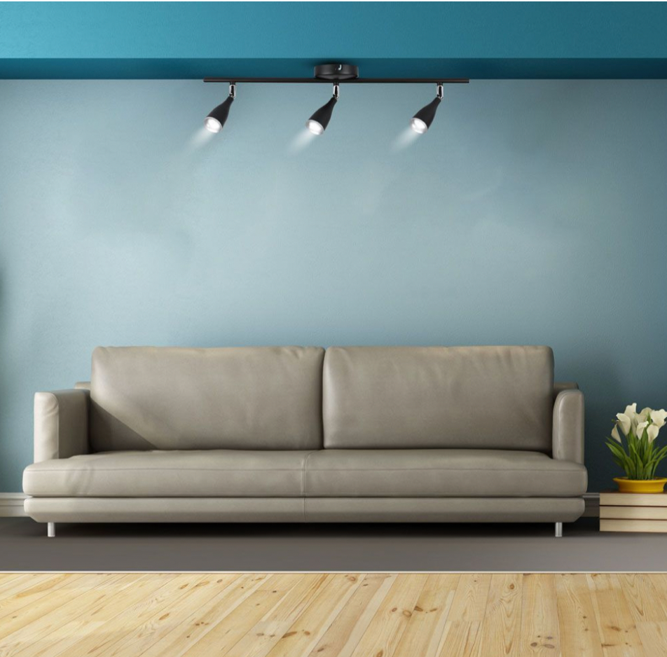 V-TAC VT-813 LAMPADA LED DA PARETE 13.5W SMD WALL LIGHT COLORE NERO APPLIQUE CON TESTE ORIENTABILI - SKU 218271 / 218273