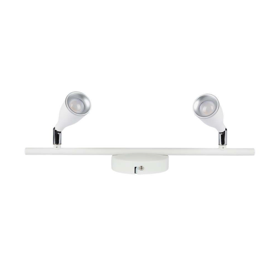 V-TAC VT-810 LAMPADA LED DA PARETE 9W SMD WALL LIGHT COLORE BIANCO APPLIQUE CON TESTE ORIENTABILI - SKU 218266
