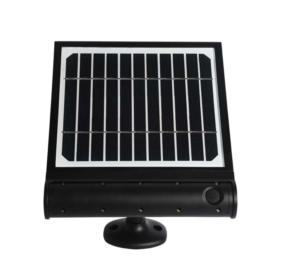 V-TAC VT-11108 LAMPADA LED 8W SMD SENSORE PIR DI MOVIMENTO CREPUSCOLARE E PANNELLO SOLARE IP65 - SKU 6844 / 6849 / 6850