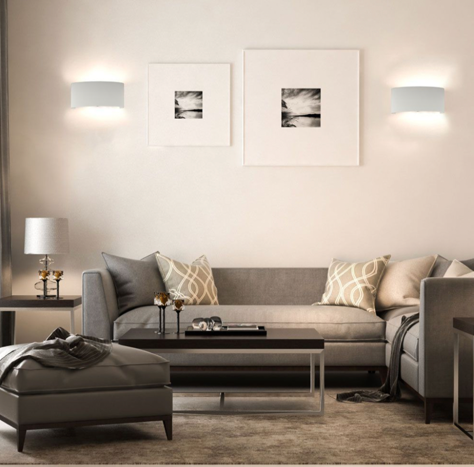 V-TAC VT-848 LAMPADA LED DA MURO 7W WALL LIGHT BIANCA APPLIQUE CON 8 LED SMD IP65 - SKU 218617 / 218618