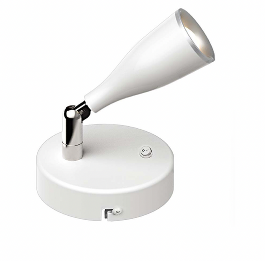 V-TAC VT-805 LAMPADA LED DA PARETE 4.5W SMD WALL LIGHT COLORE BIANCO APPLIQUE CON TESTA ORIENTABILE - SKU 218675 / 218677