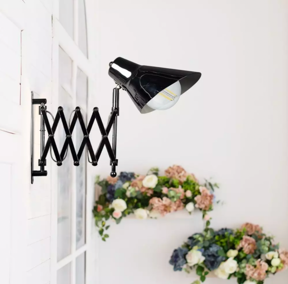 V-TAC VT-7402 LAMPADA DA MURO CON PORTALAMPADA PER LAMPADINE E27 IN METALLO COLORE CROMO - SKU 40431