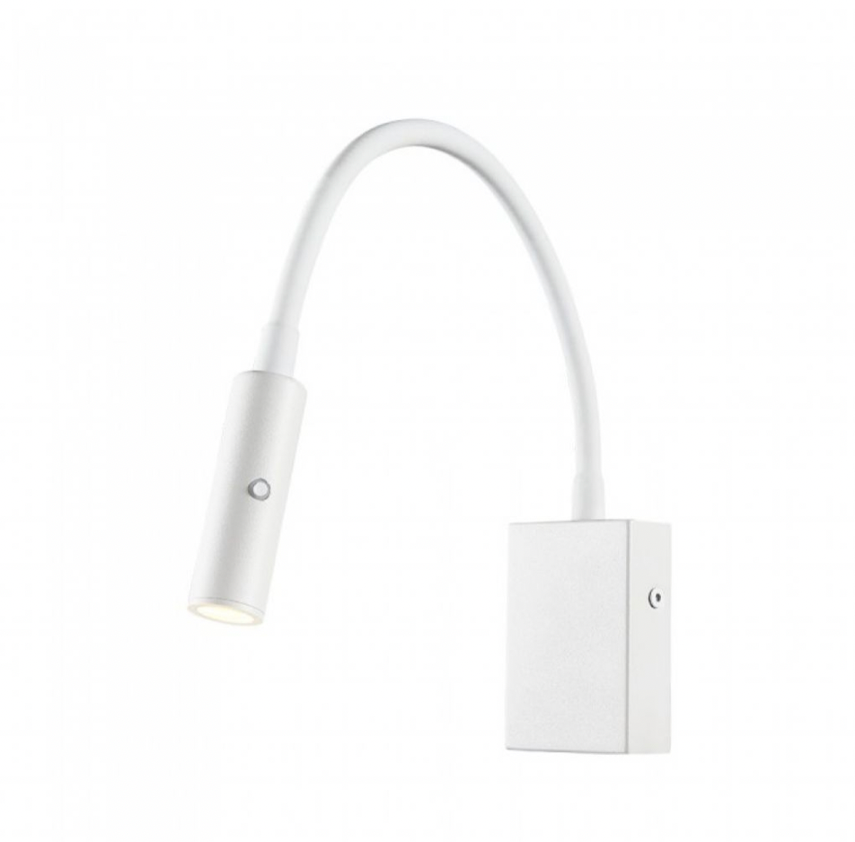 V-TAC VT-2913 LAMPADA LED DA PARETE 3W LED COB CREE APPLIQUE FLESSIBILE COLORE BIANCO - SKU 211486