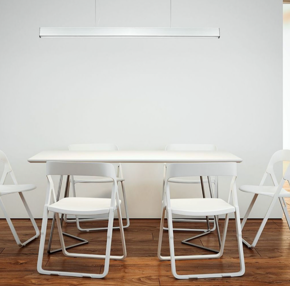 V-TAC VT-7-43 LAMPADA LED A SOSPENSIONE 40W SMD CHIP SAMSUNG LINEAR LIGHT GRIGIA DIMMERABILE - SKU 21384