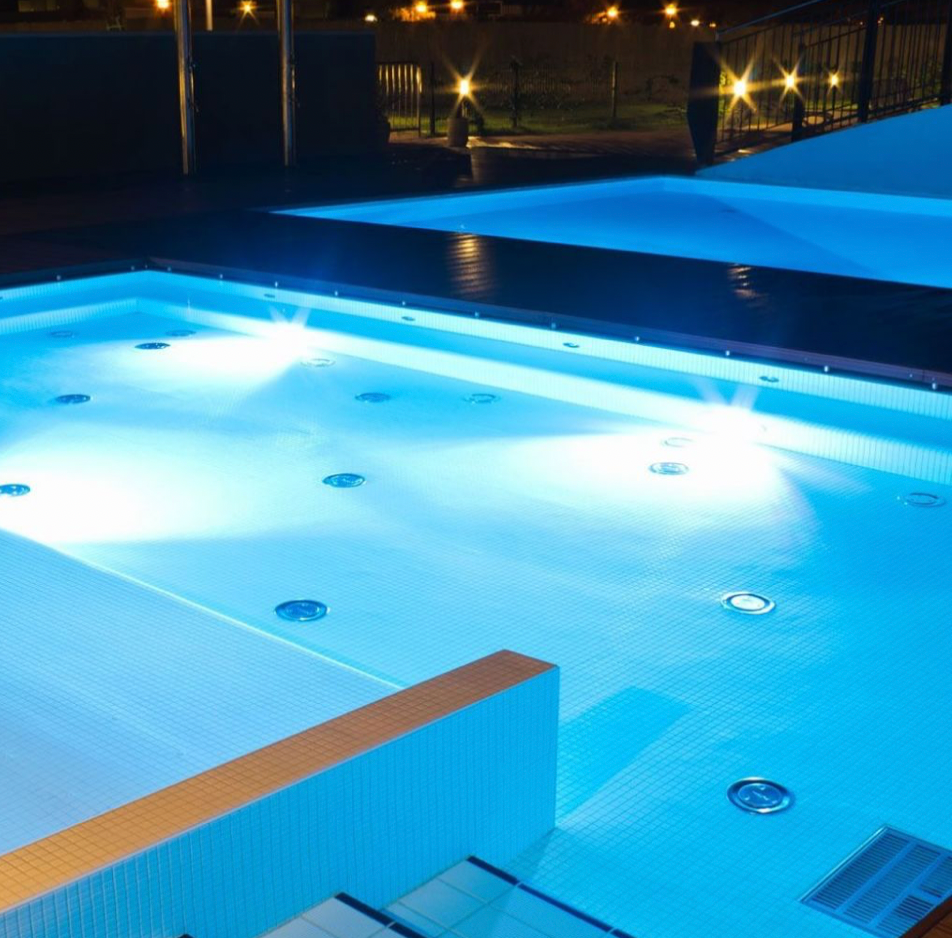 V-TAC VT-1258 LAMPADA LED DA PISCINA PAR56 8W IP68 12V ATTACCO A VITE - SKU 7556 / 7555