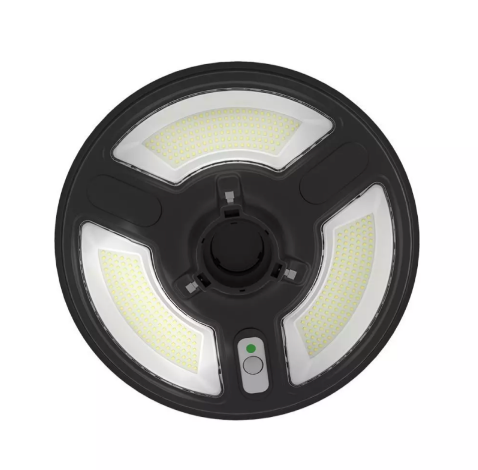 V-TAC VT-45W LAMPIONE LED GIARDINO CON PANNELLO SOLARE 15W IP65 SENSORE MOVIMENTO CREPUSCOLARE SKU 5150 / 5151
