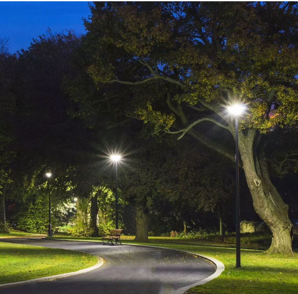 V-TAC VT-45W LAMPIONE LED GIARDINO CON PANNELLO SOLARE 15W IP65 SENSORE MOVIMENTO CREPUSCOLARE SKU 5150 / 5151